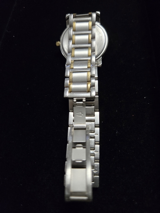 Bulova Two-Tone Diamond Accent Women\'s Watch - Silver & Gold main image 5